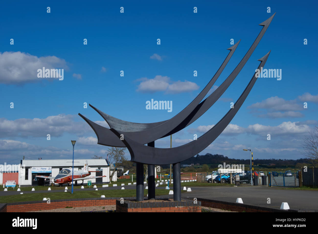 Entrée de Wolverhampton Halfpenny Green Airport. UK Banque D'Images