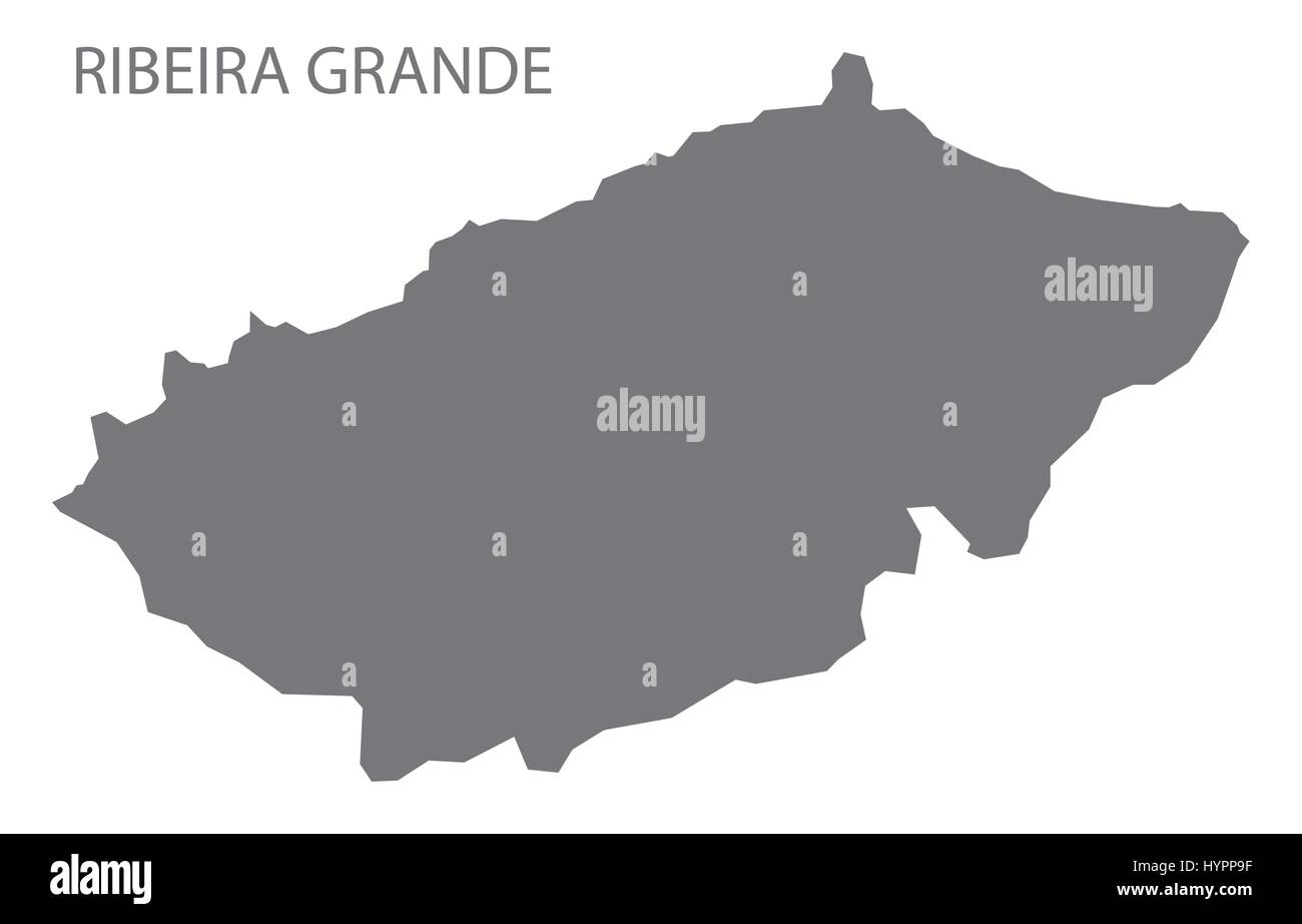 Ribeira Grande Cape Verde municipalité site gris illustration silhouette Illustration de Vecteur