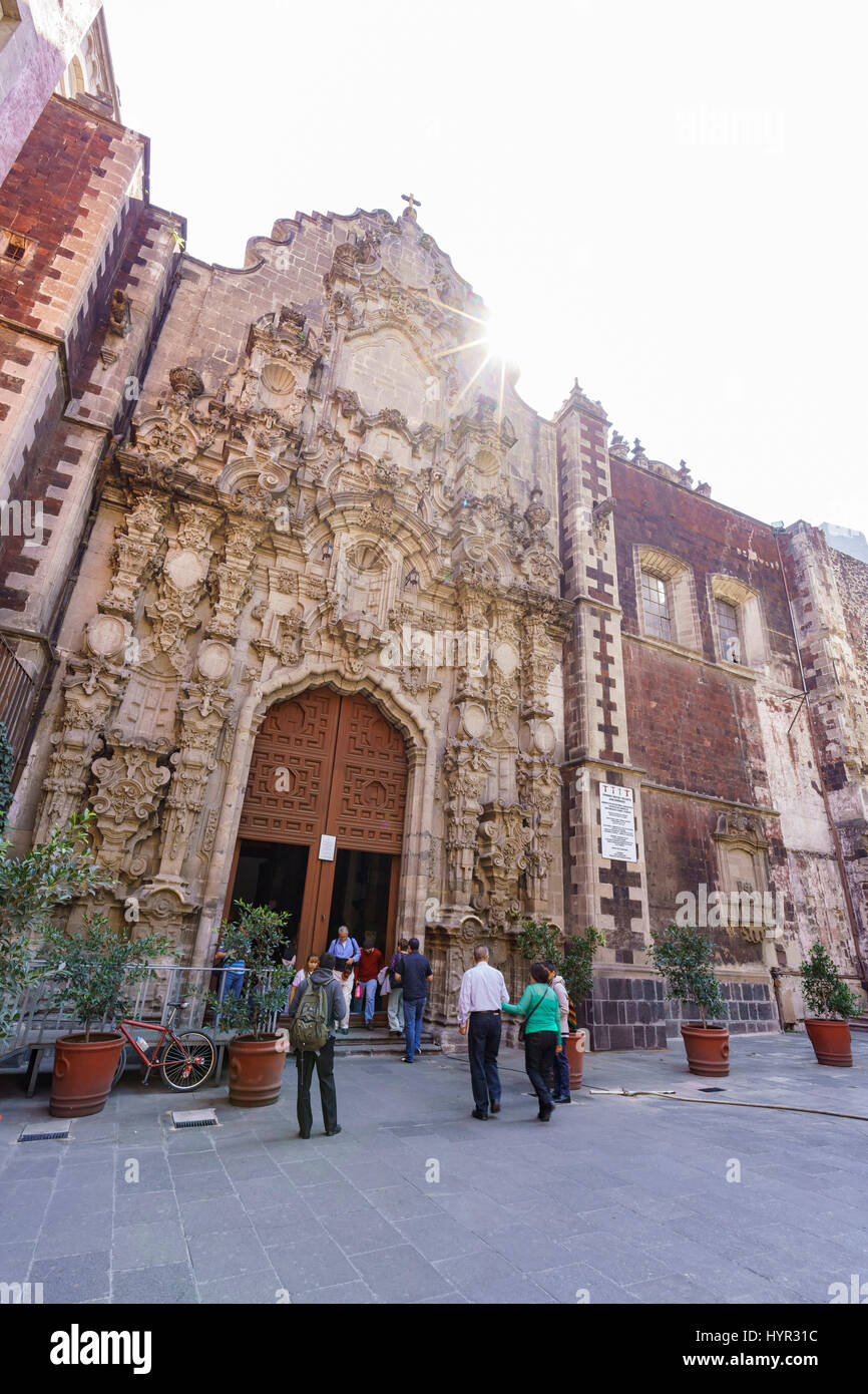 La ville de Mexico, 19 fév : Le cadre magnifique de San Felipe de Jésus Satelite le févr. 19, 2017 à Mexico Banque D'Images