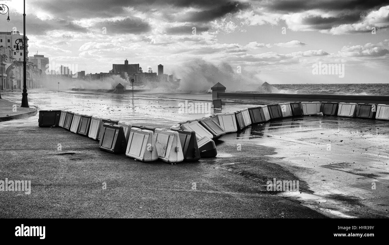 Malecon, La Havane, Cuba Banque D'Images