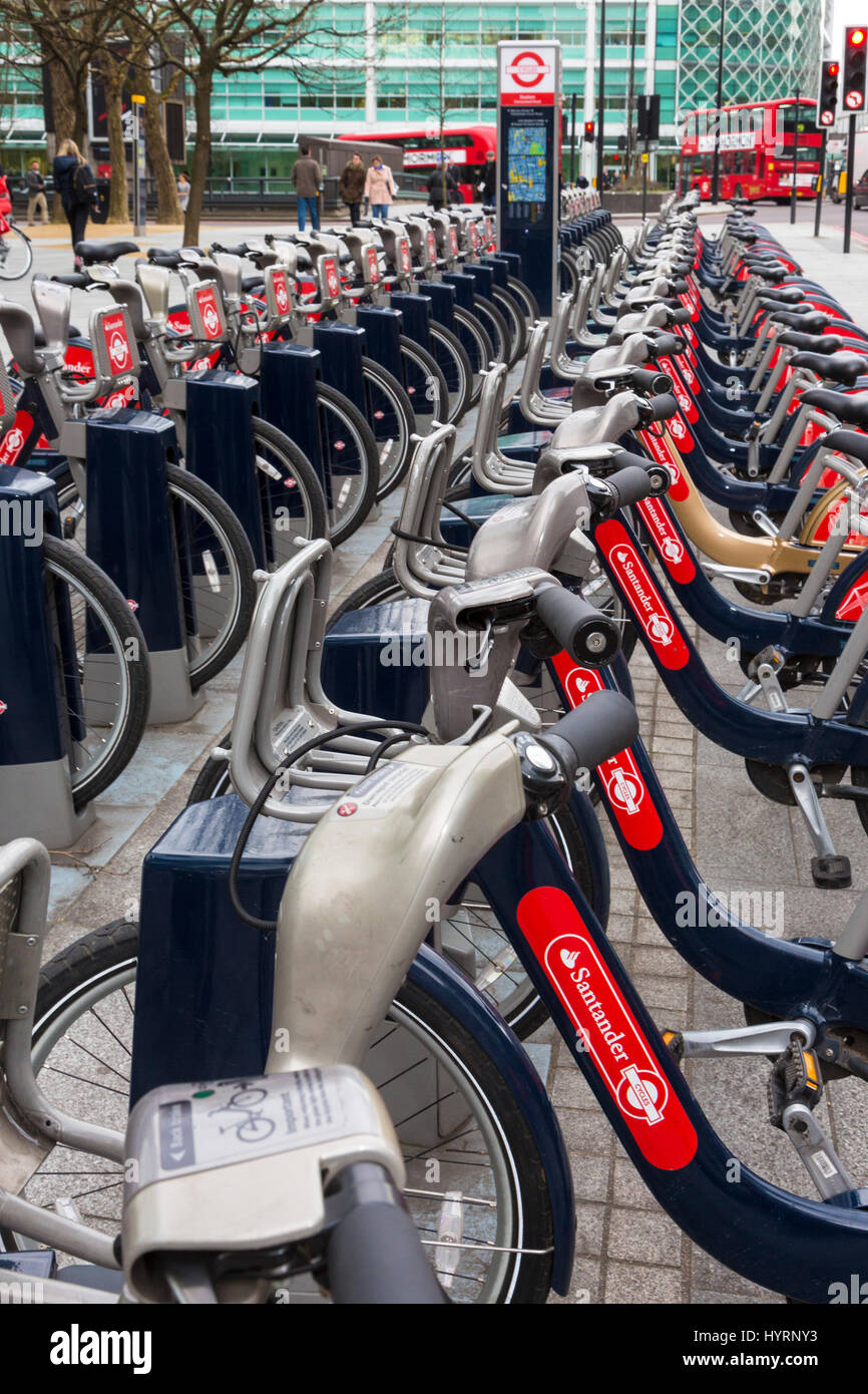 Location d' système de partage, London, England, UK Banque D'Images