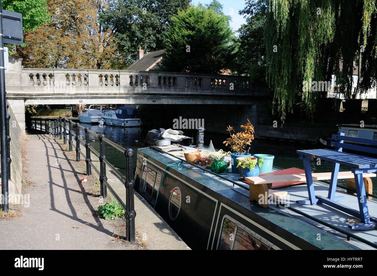 La navigation de la rivière Lee, Stanstead Abbotts, Hertfordhsire Banque D'Images