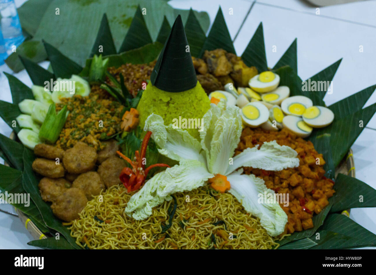 Gâteau de riz traditionnel indonésien Banque D'Images