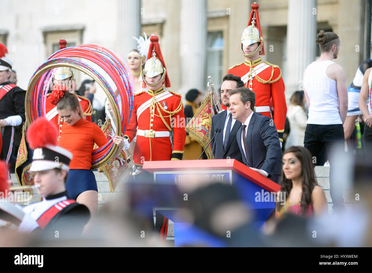 Ant et Dec promouvoir Britains Got Talent à Leicester Square aujourd'hui. Avec : Ant McPartlin, Declan Donnelly, Britains Got Talent Où : London, Royaume-Uni Quand : 07 Mars 2017 Banque D'Images