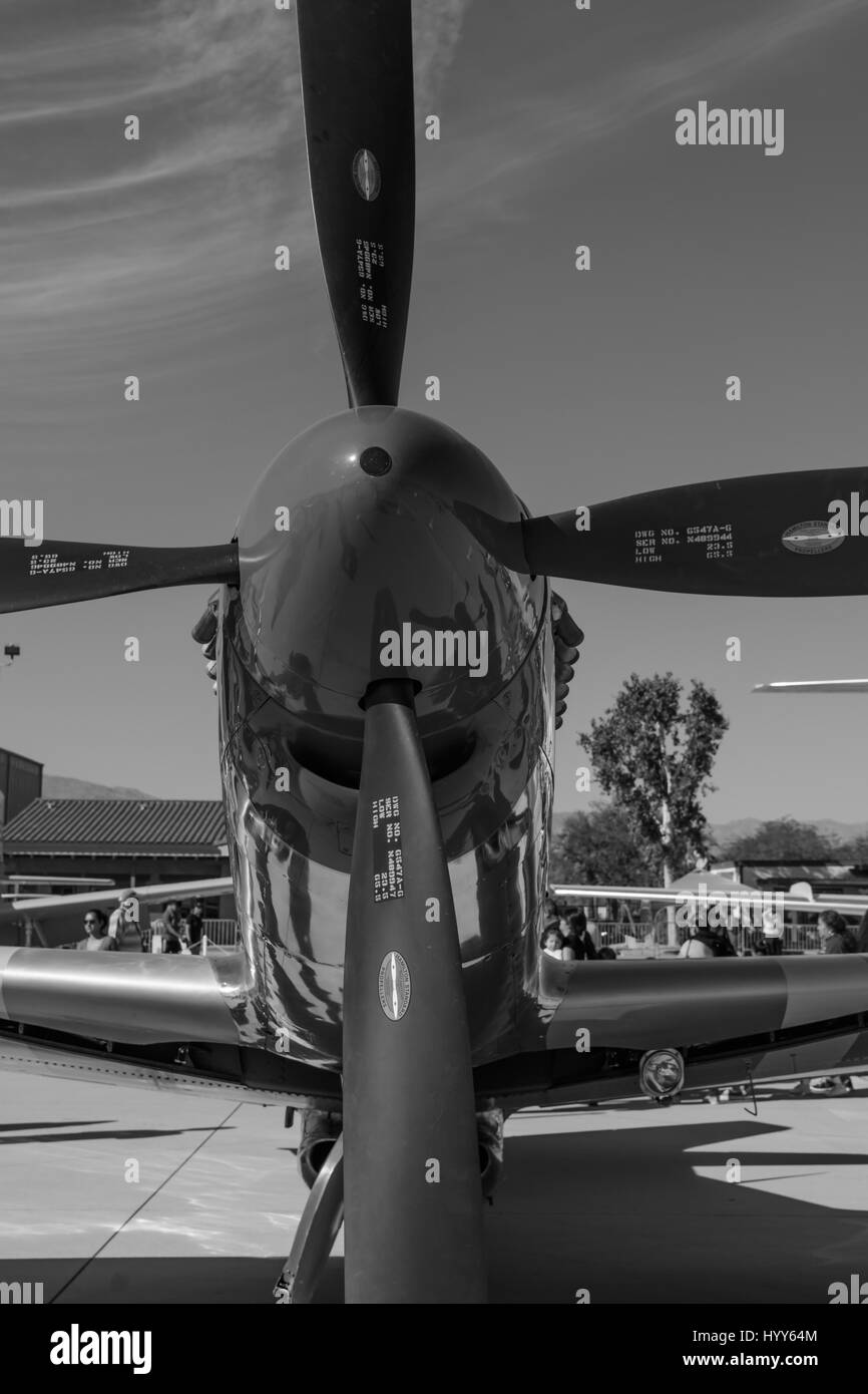 P-51 Mustang appartenant à LT Bob ami, l'un des dernier survivant de l'infâme Tuskegee Airmen 'Red Tails' Banque D'Images