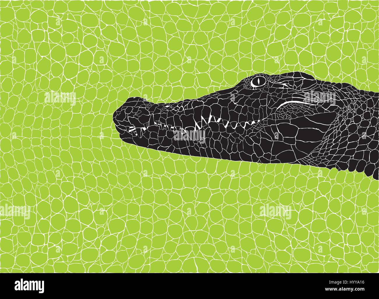 Crocodile Pattern background Illustration de Vecteur