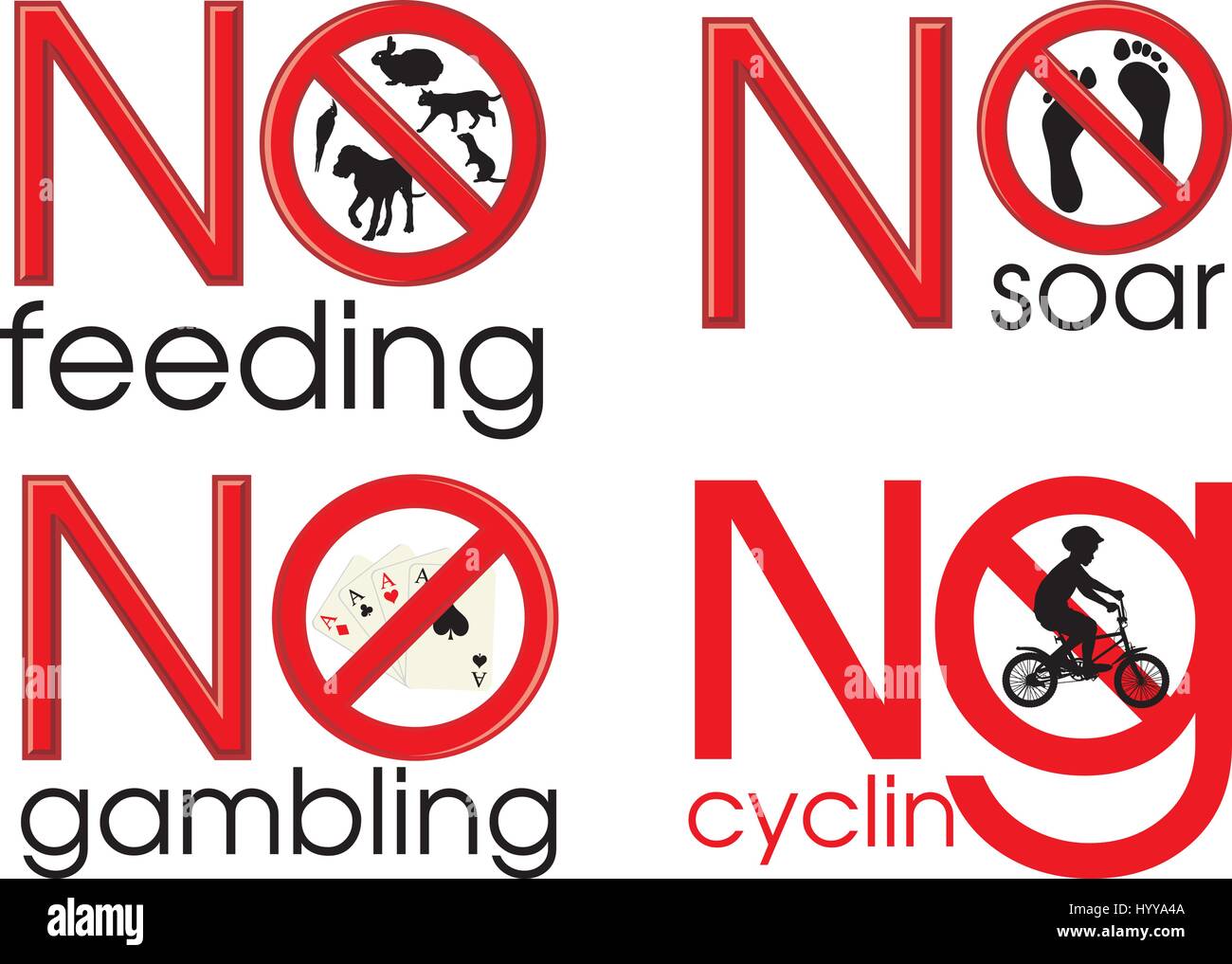 Symbole d'interdiction Illustration de Vecteur