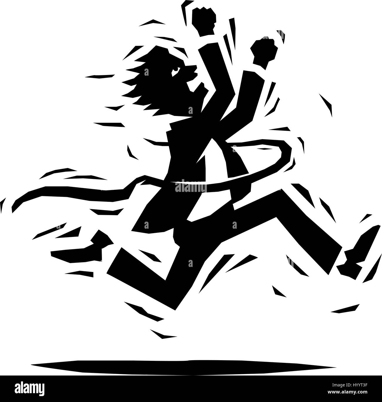 Course d'affaires. vector illustration. Illustration de Vecteur