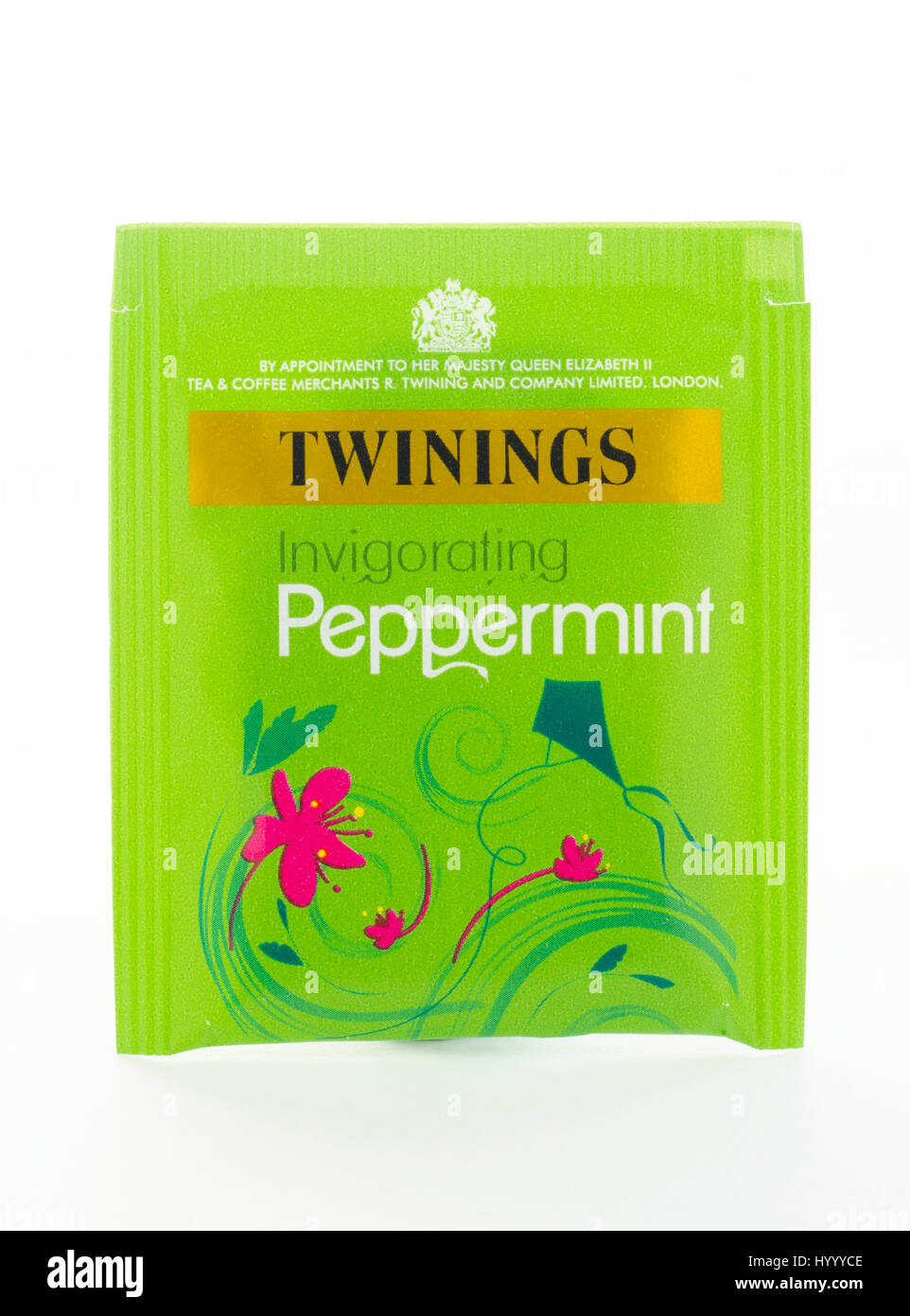 Twinings thé de menthe poivrée Banque D'Images