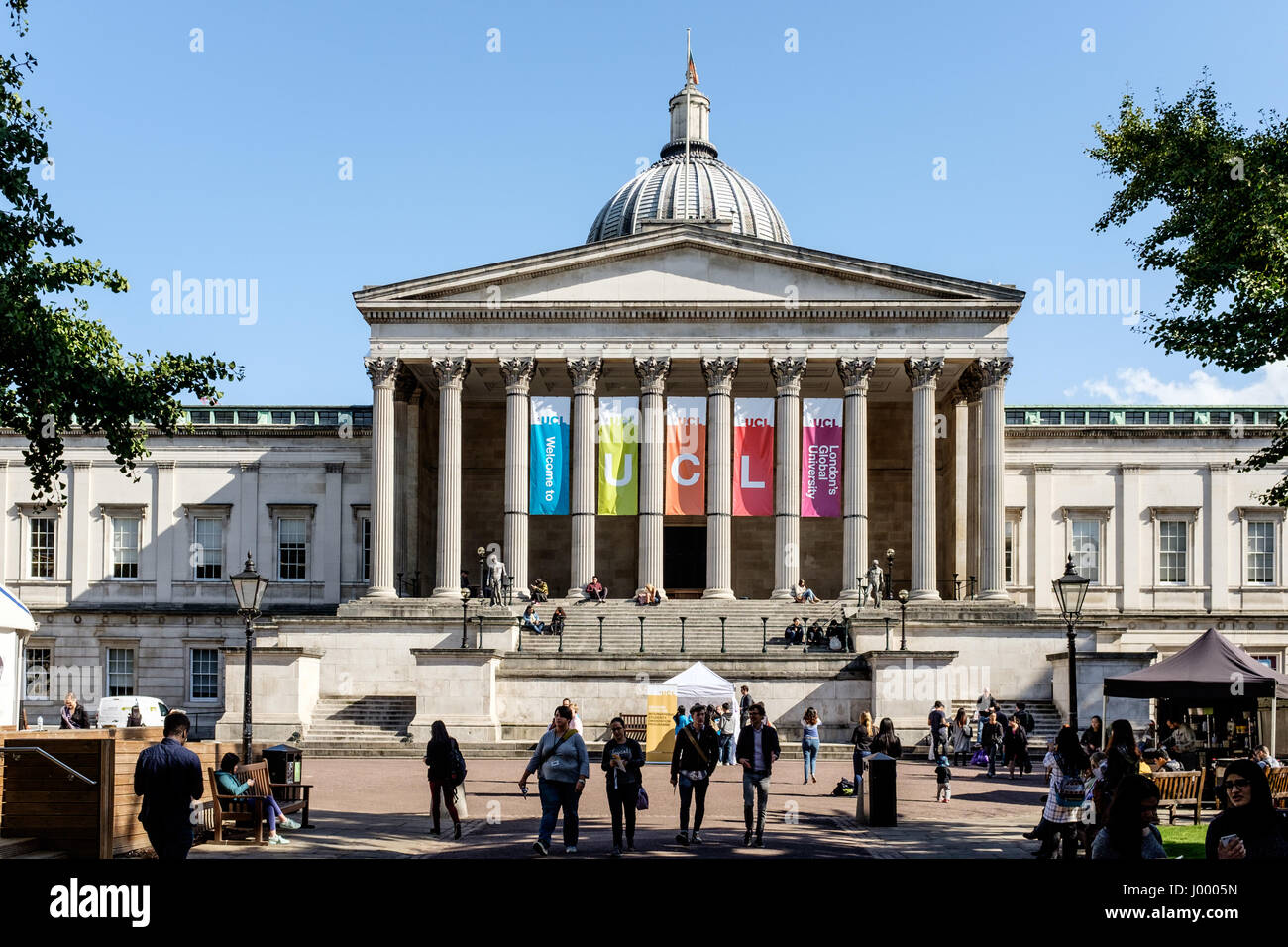 L'University College de Londres (UCL) est une université de recherche publique à Londres, en Angleterre, et un collège constituant de l'Université fédérale de Londres. Il Banque D'Images