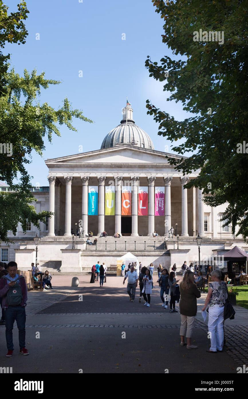L'University College de Londres (UCL) est une université de recherche publique à Londres, en Angleterre, et un collège constituant de l'Université fédérale de Londres. Il Banque D'Images