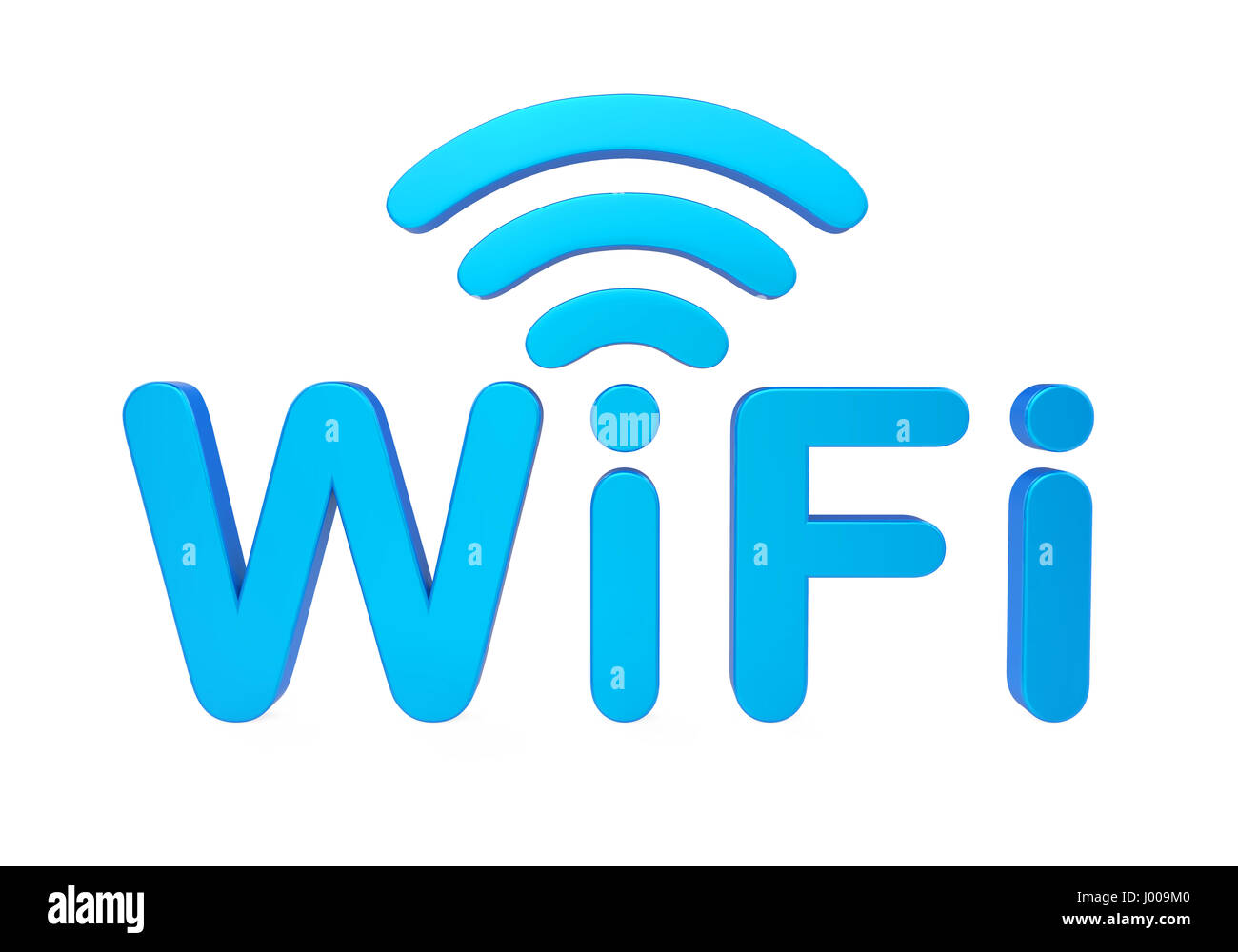 Connexion Wi-Fi au réseau local isolé Symbole Banque D'Images