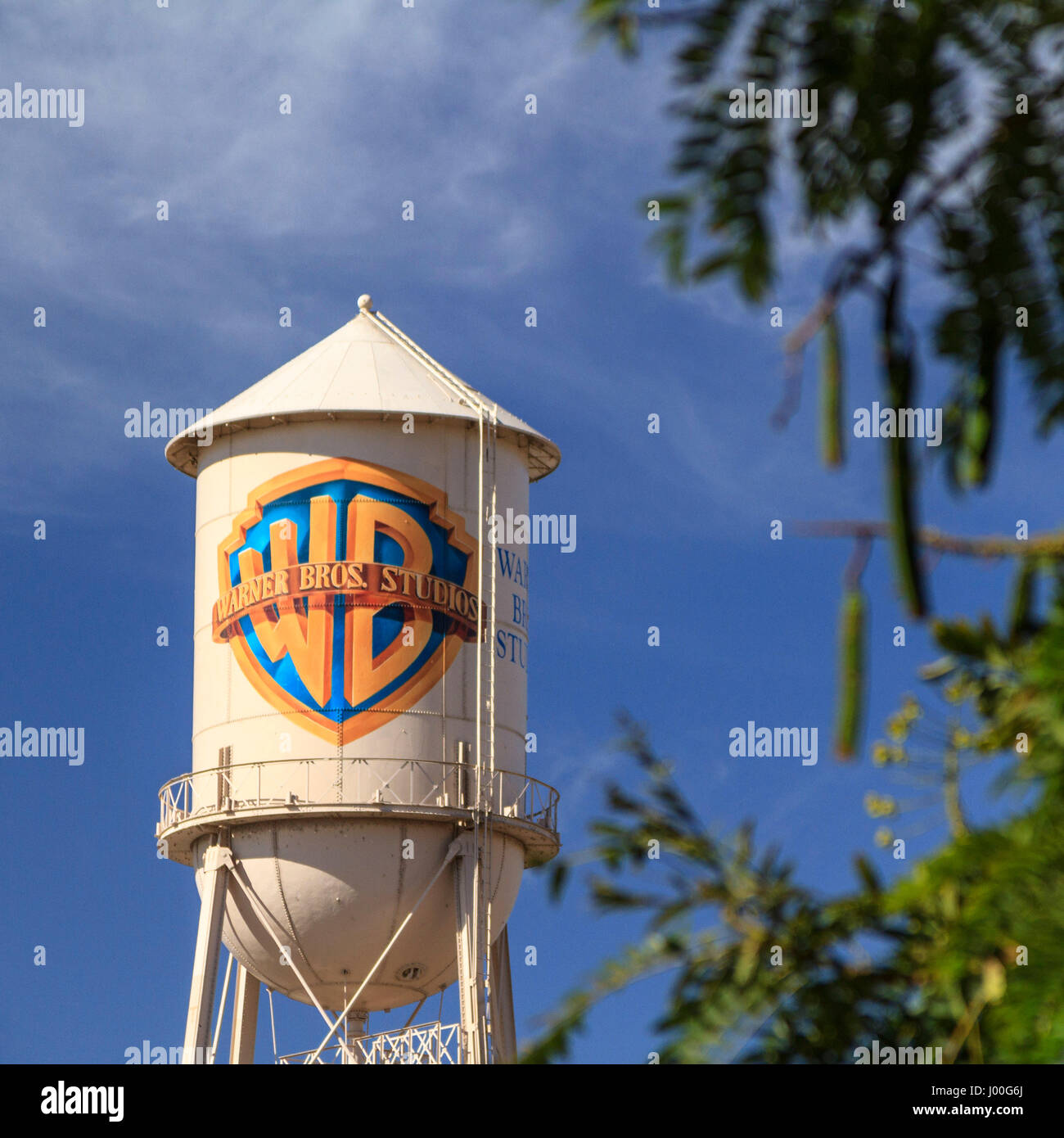 Les studios Warner Bros, à Burbank, Californie Banque D'Images