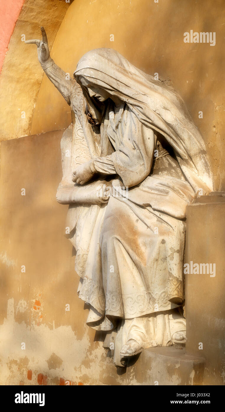 La statue de la Vierge Banque D'Images