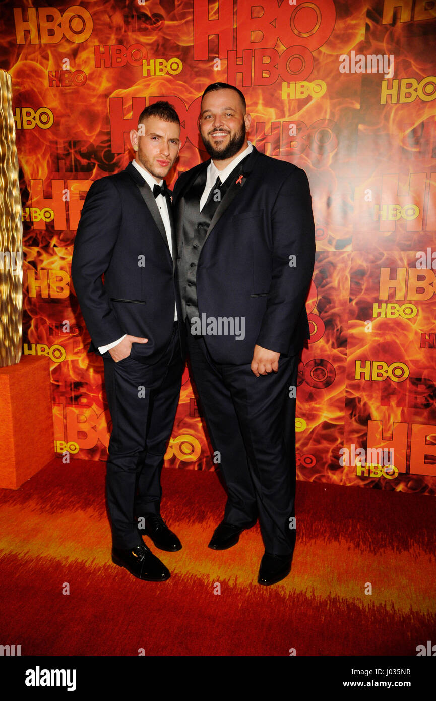 Joseph Bradley Phillips, Daniel Franzese assiste à HBO'S 2015 Après Emmy Party au Pacific Design Center le 20 septembre 2015 à Los Angeles, Californie. Banque D'Images