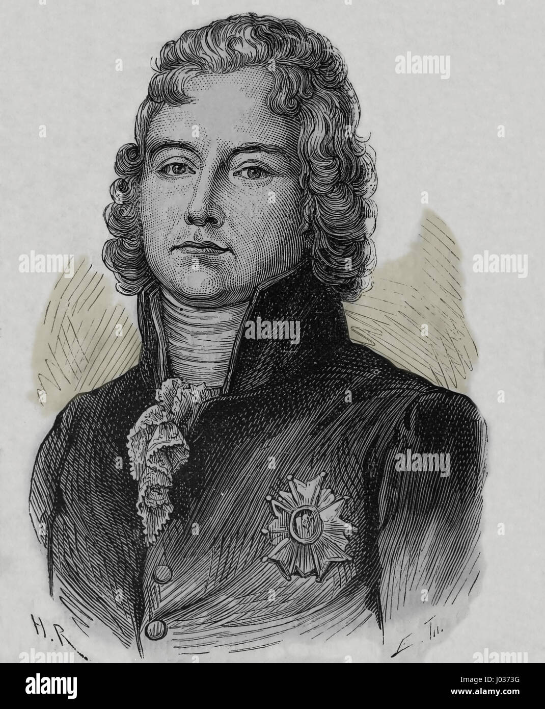 Charles Maurice de Talleyrand (1754-1838). L'évêque français, politicien, diplomate. Nuestro Siglo, 1883. Edition espagnol Banque D'Images