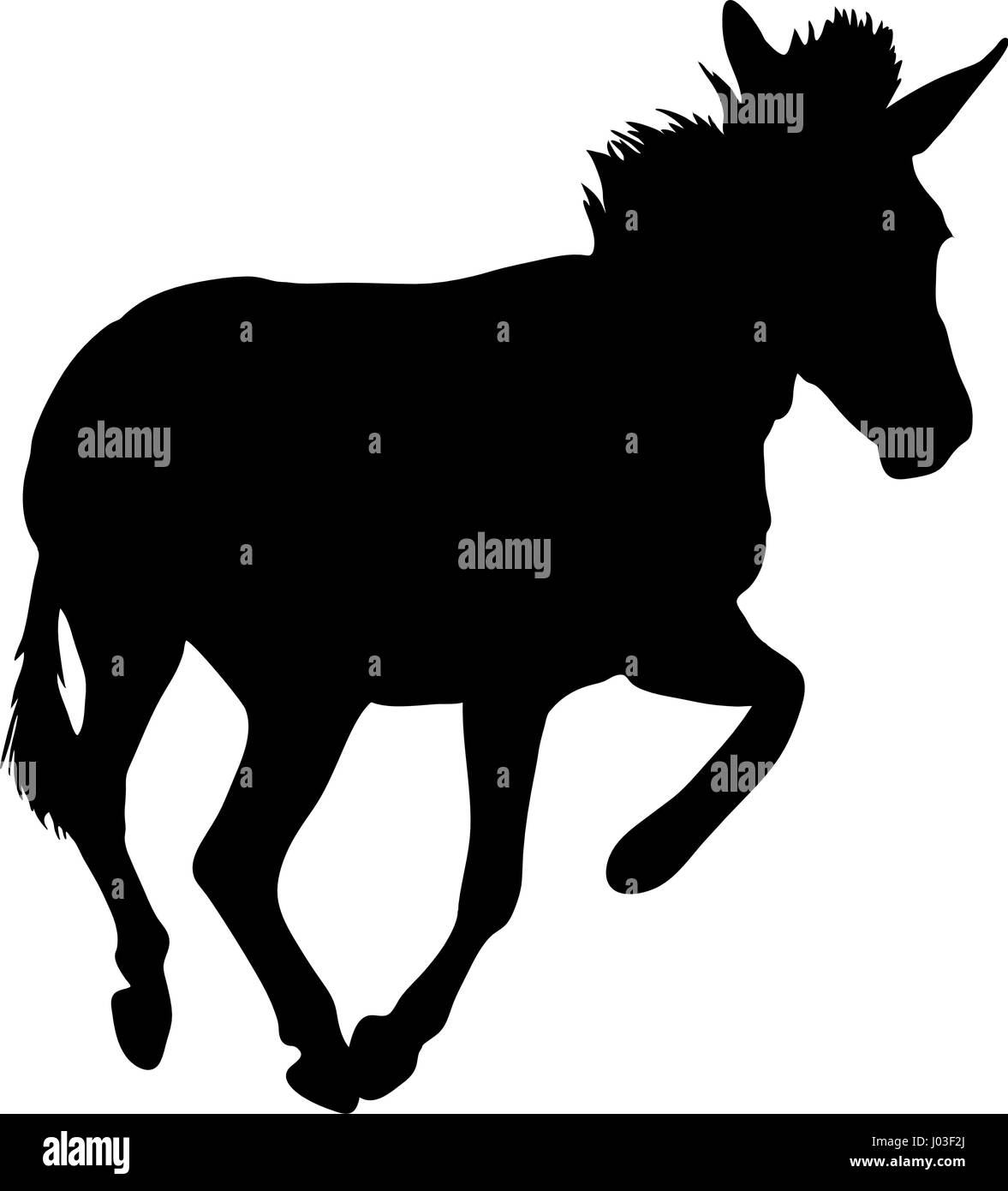 Hand drawn silhouette d'un moule sur la course sauvage Illustration de Vecteur Hand drawn silhouette d'un moule sur la course sauvage Illustration de Vecteur