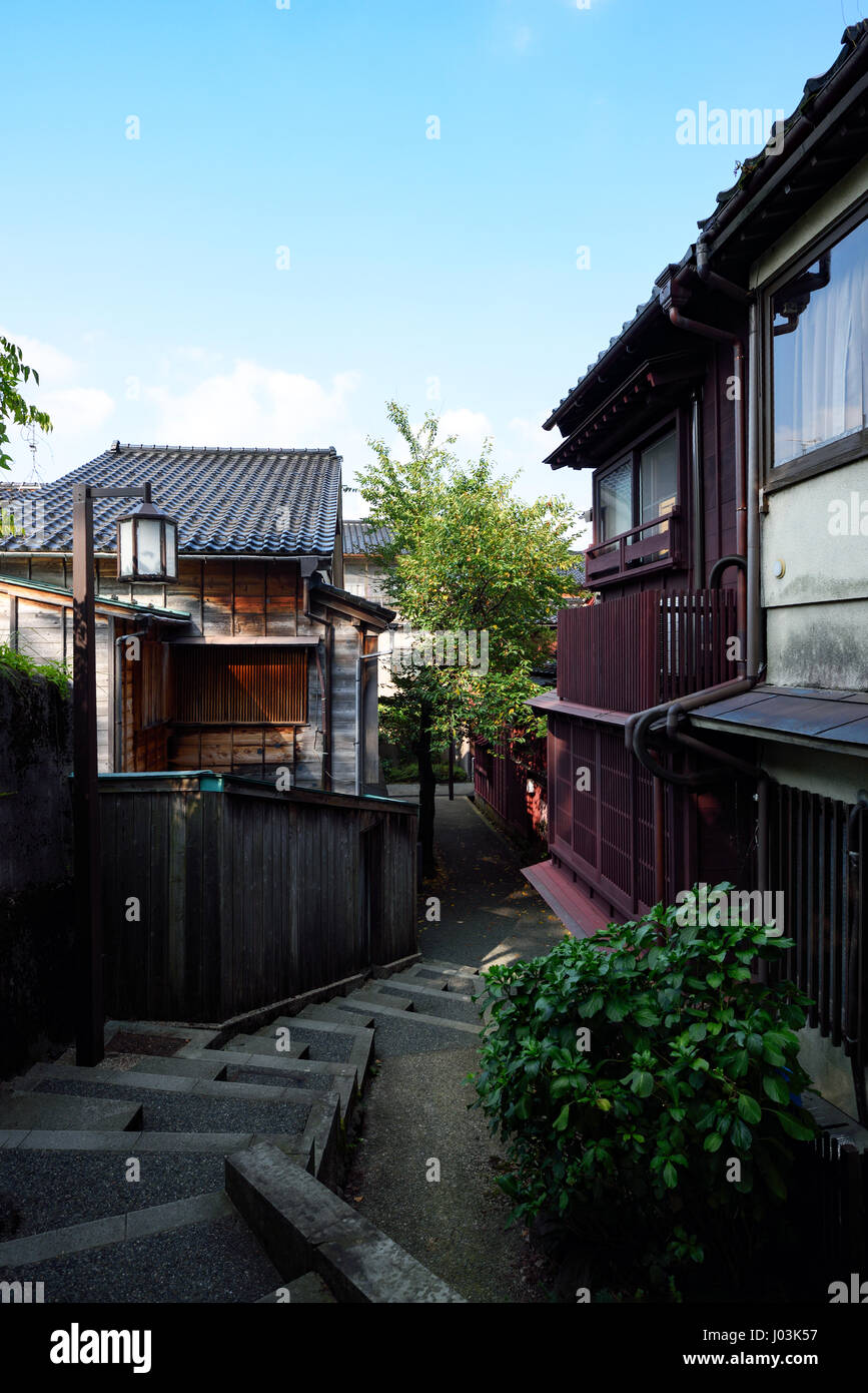 Kazue ville à la ville de Kanazawa Banque D'Images