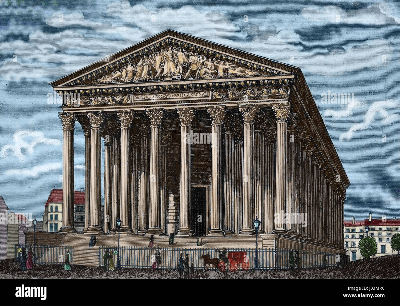 La France. Paris. Ancestors of la. Église catholique romaine. La gravure, Nuestro Siglo, 1883. Edition espagnol. Banque D'Images