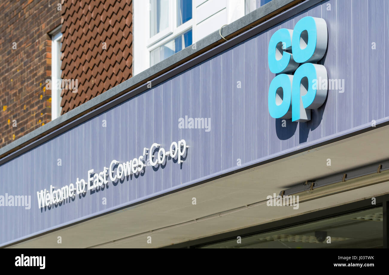 Co-op food store supermarché au Royaume-Uni. Banque D'Images