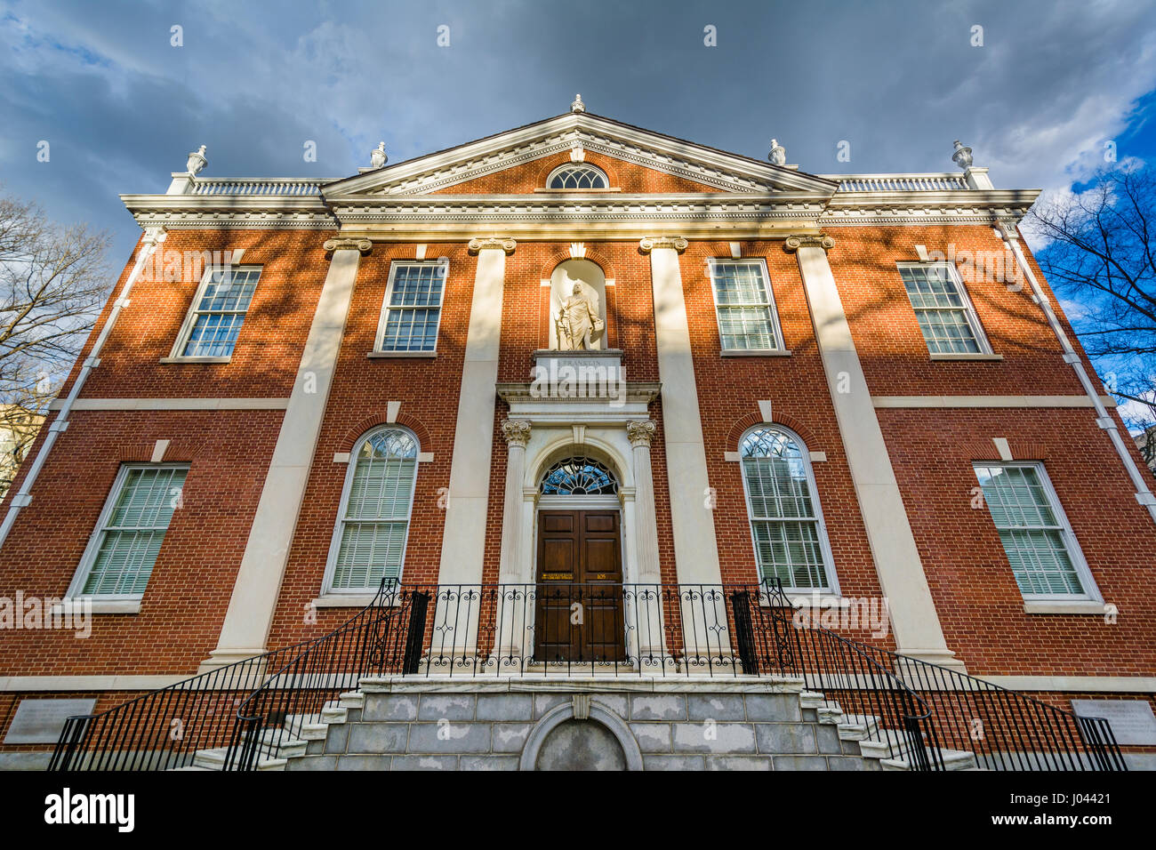 L'American Philosophical Society Museum, à Philadelphie, Pennsylvanie. Banque D'Images