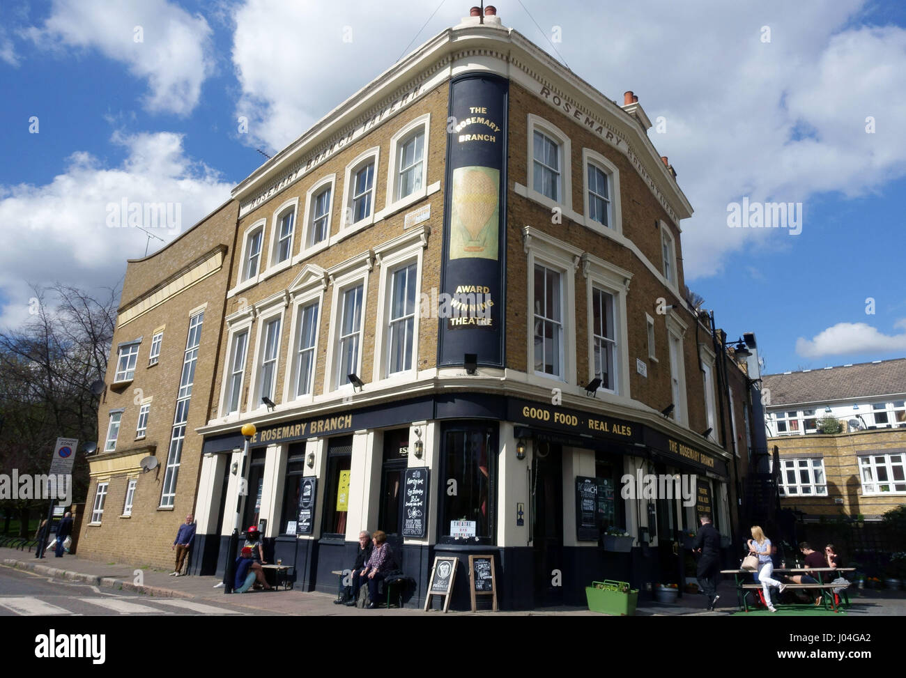 La Direction générale de romarin et du théâtre public, Islington, Londres Banque D'Images