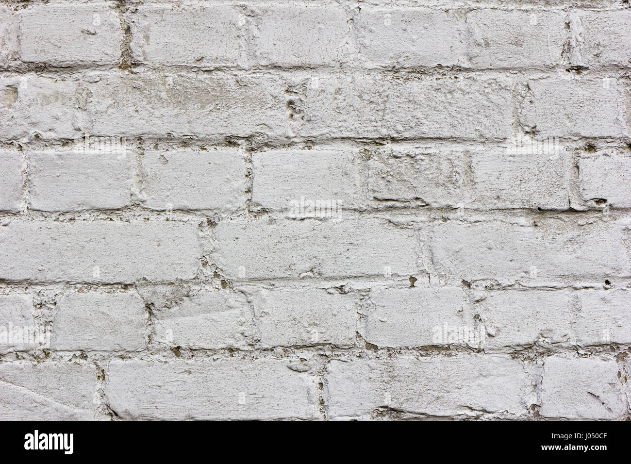 Mur de briques de couleur blanche Banque D'Images