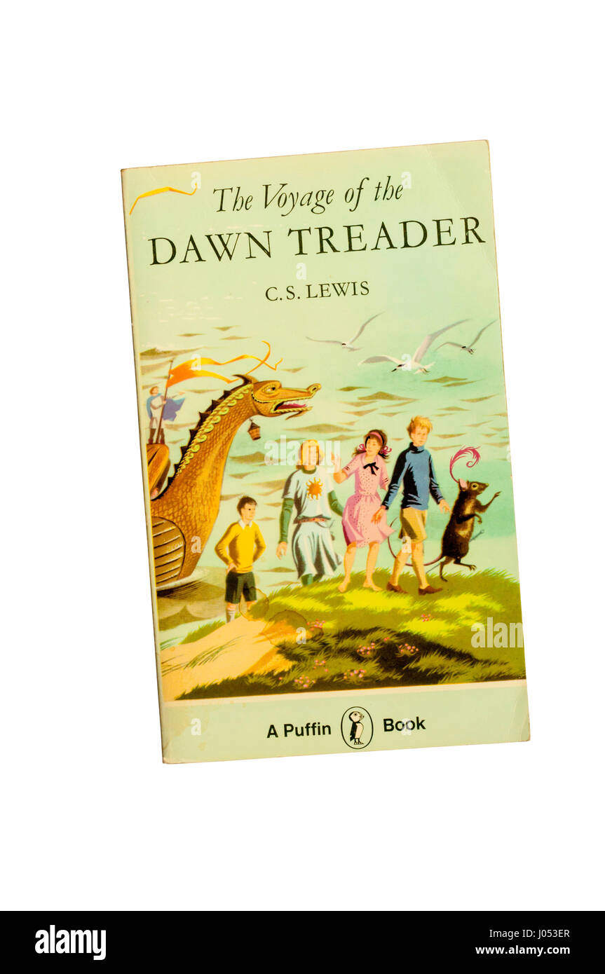 Une copie du livre de l'Odyssée du Passeur d'Aurore par C S Lewis. La 5ème de l'histoire de Narnia. D'abord publié en 1952. Banque D'Images