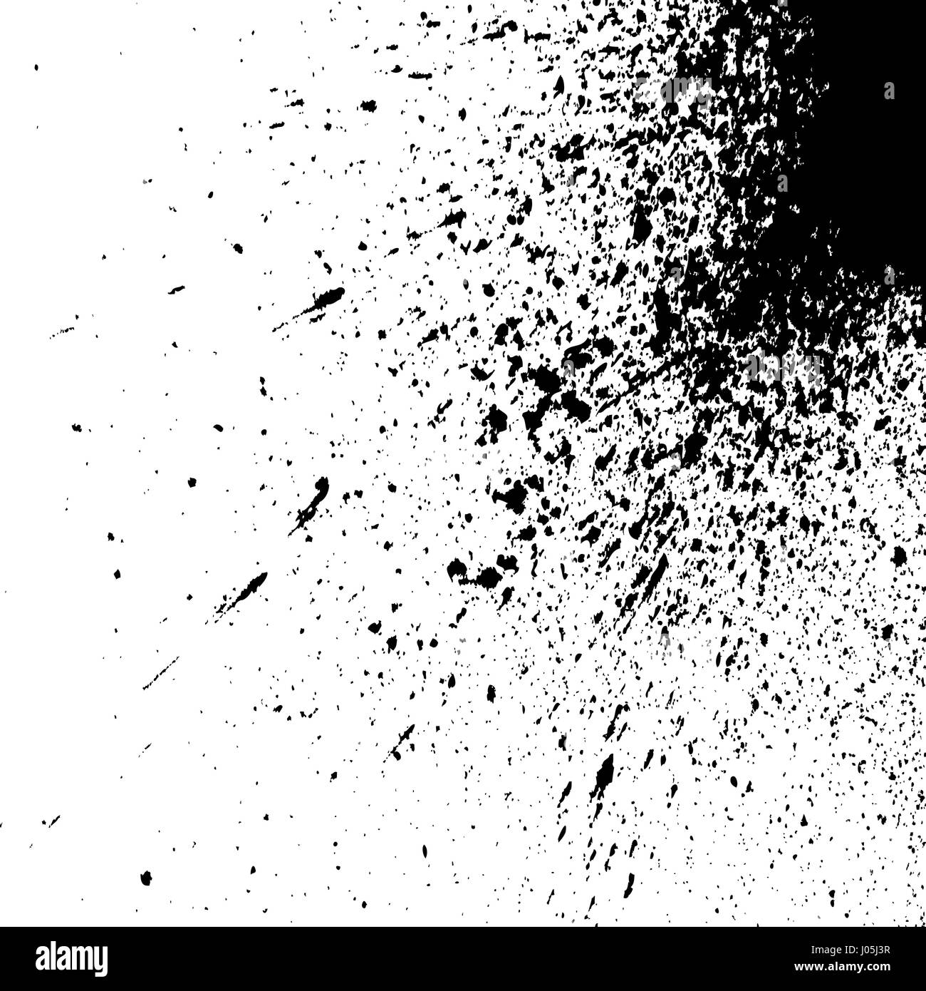 Peinture Acrylique Explosion Noir Splatter Quelques Petites Gouttes