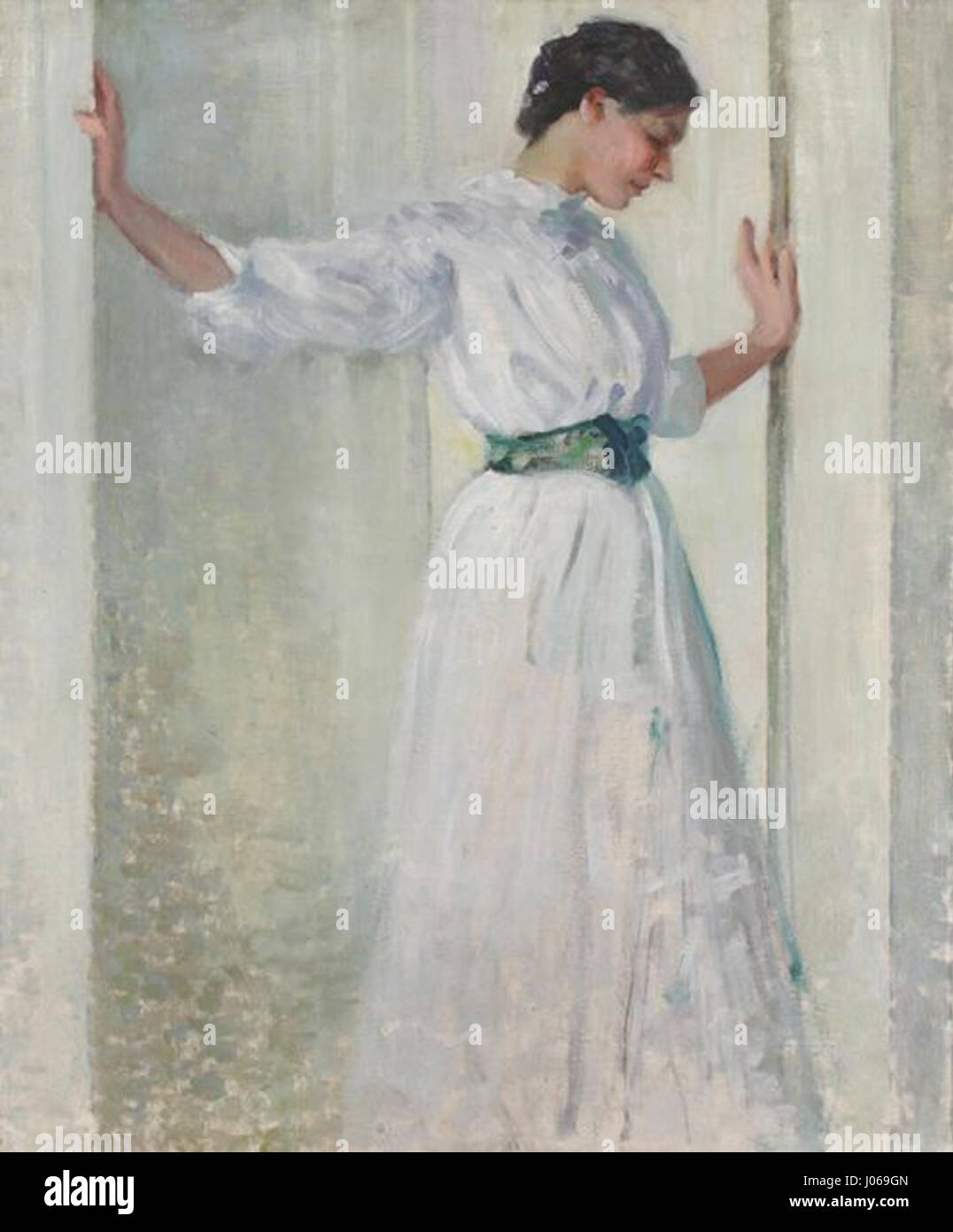 « Bílá Studie » de Milos Jirnek (1910) est une étude blanche qui explore la forme et la lumière dans un style minimaliste. La peinture est axée sur l'utilisation de tons blancs purs pour créer une ambiance sereine et contemplative, mettant l'accent sur la simplicité et l'harmonie dans les divers Banque D'Images