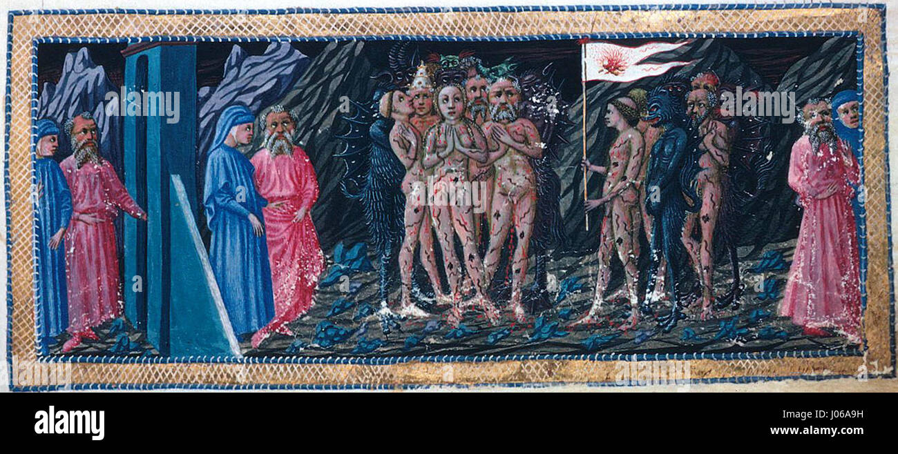 L'illustration intitulée « Inf. 03 Priamo della Quercia' fait référence au travail du sculpteur italien Priamo della Quercia, actif pendant la Renaissance, connu pour ses figures religieuses et allégoriques. Banque D'Images