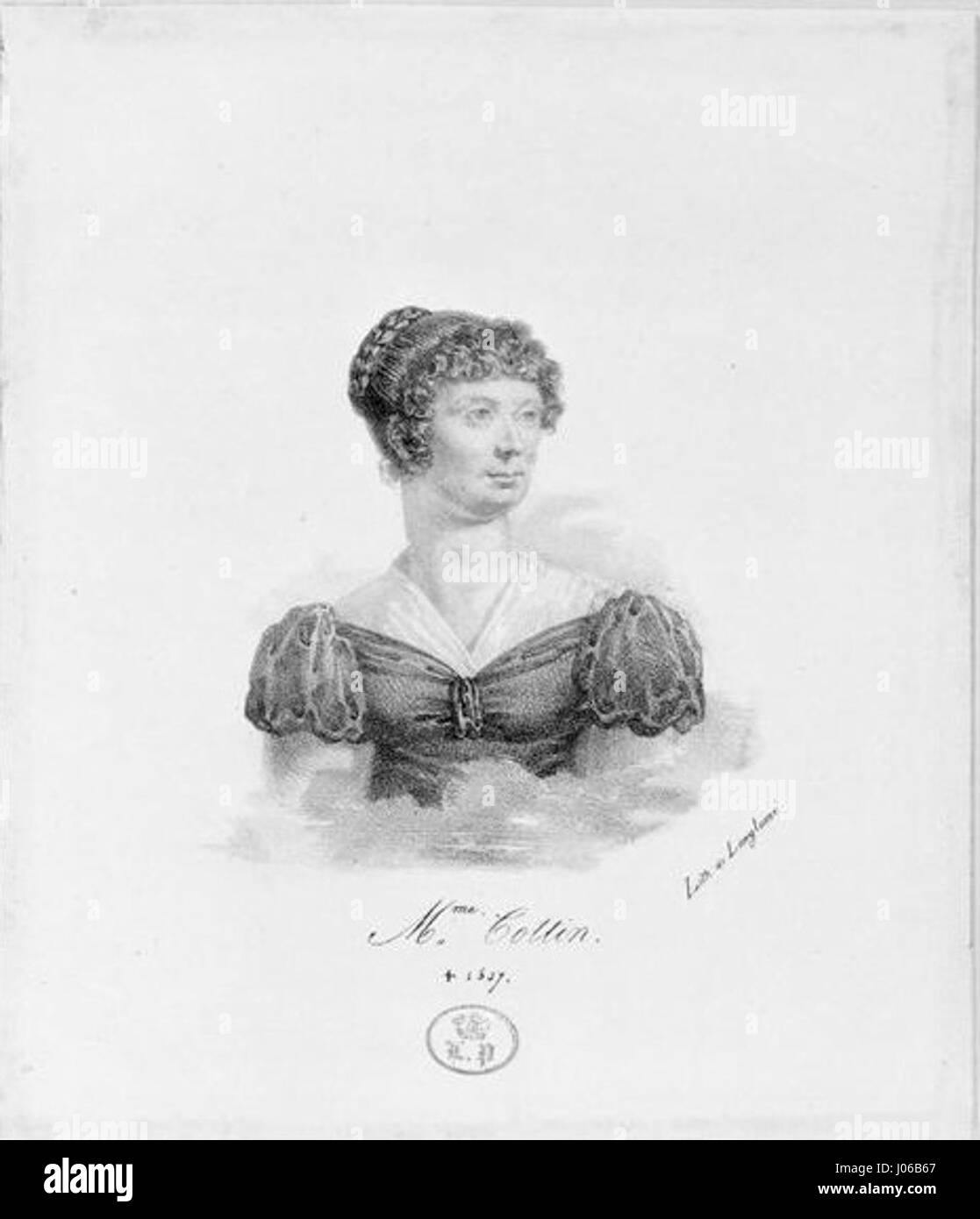 Sophie Cottin, née Risteau, est une écrivaine française surtout connue pour ses contributions à la littérature romantique. Ses œuvres ont eu une influence au début du XIXe siècle, reflétant souvent des thèmes de passion et de profondeur émotionnelle dans la narration. Banque D'Images