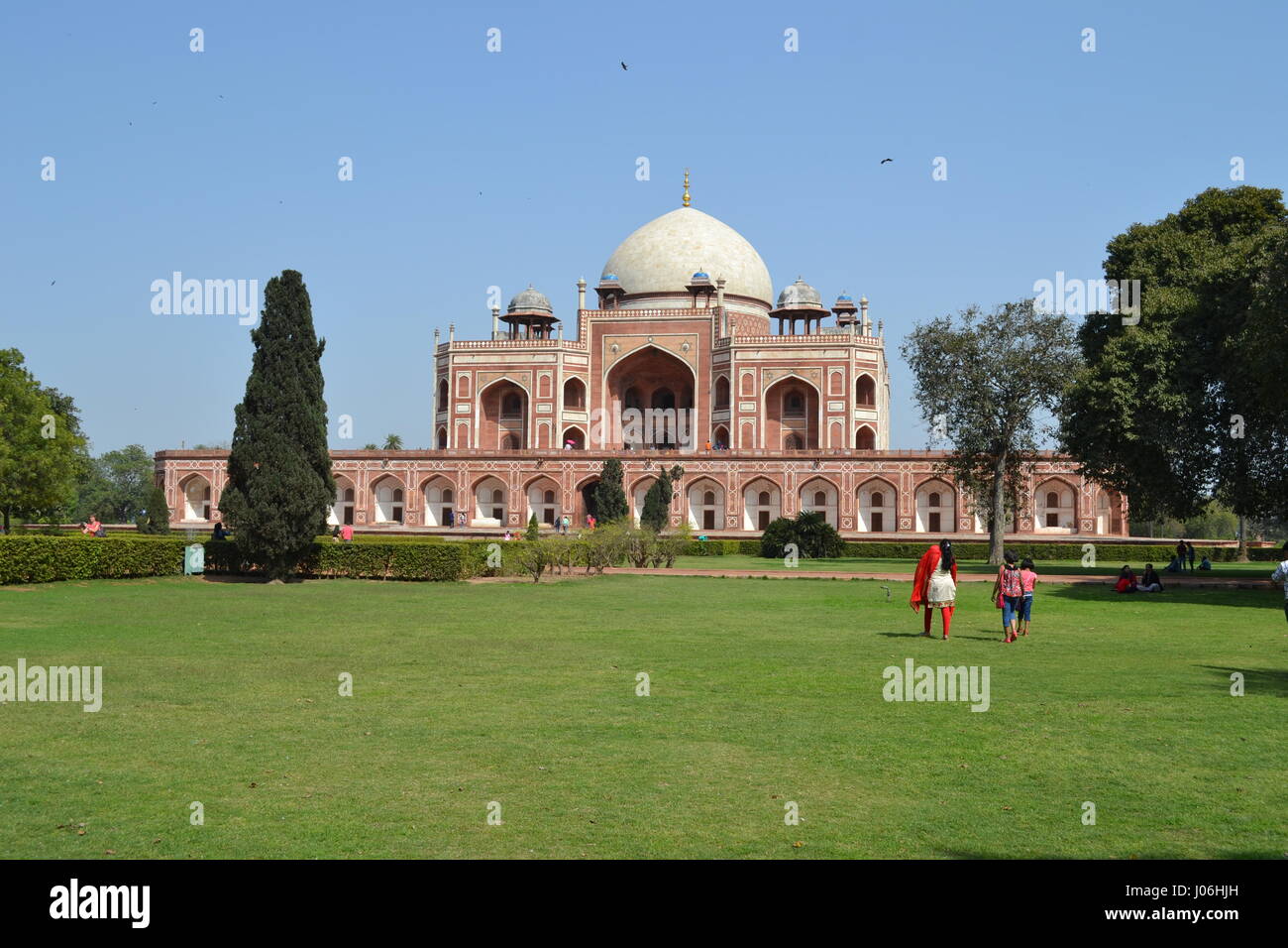 Tombe de Humayun, Delhi, Inde Banque D'Images
