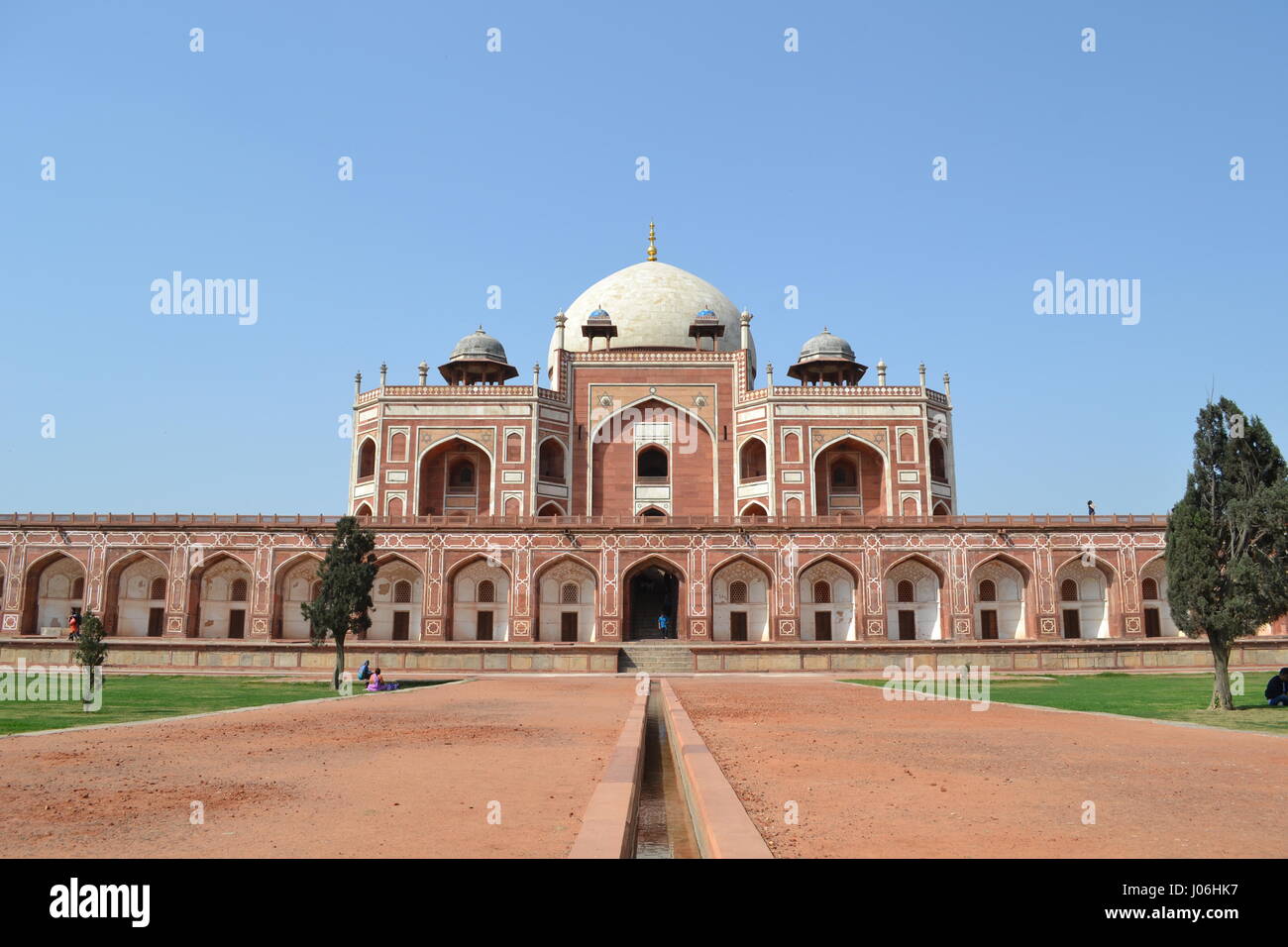 Tombe de Humayun, Delhi, Inde Banque D'Images