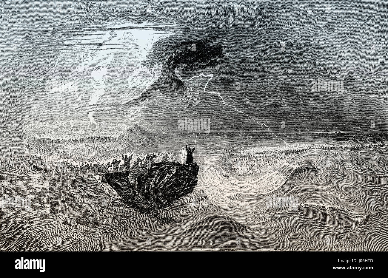 La traversée de la mer Rouge, Livre de l'Exode, l'Ancien Testament, l