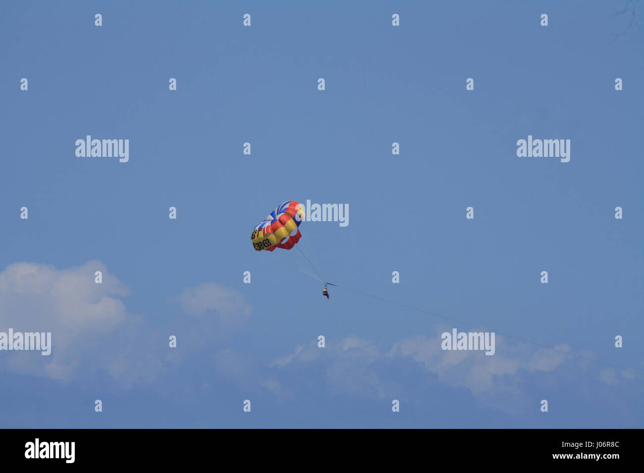 Parapente, sports extrêmes, sports d'eau Banque D'Images