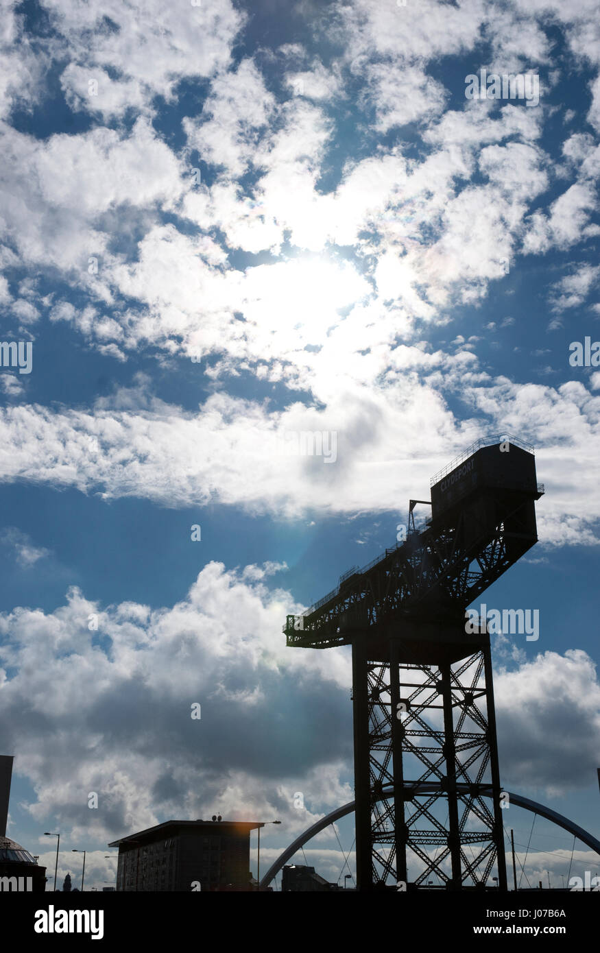 Finnieston Crane, alias Clyde Fiduciaire Navigation Crane numéro 7, Glasgow, Ecosse Banque D'Images