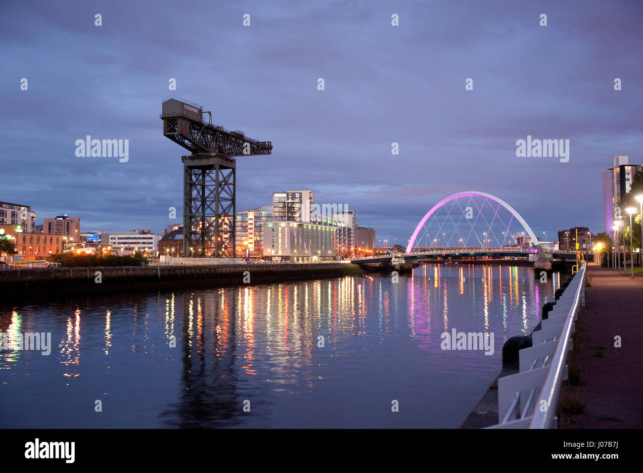 Finnieston Crane, alias Clyde Fiduciaire Navigation Crane numéro 7, Glasgow, Ecosse Banque D'Images