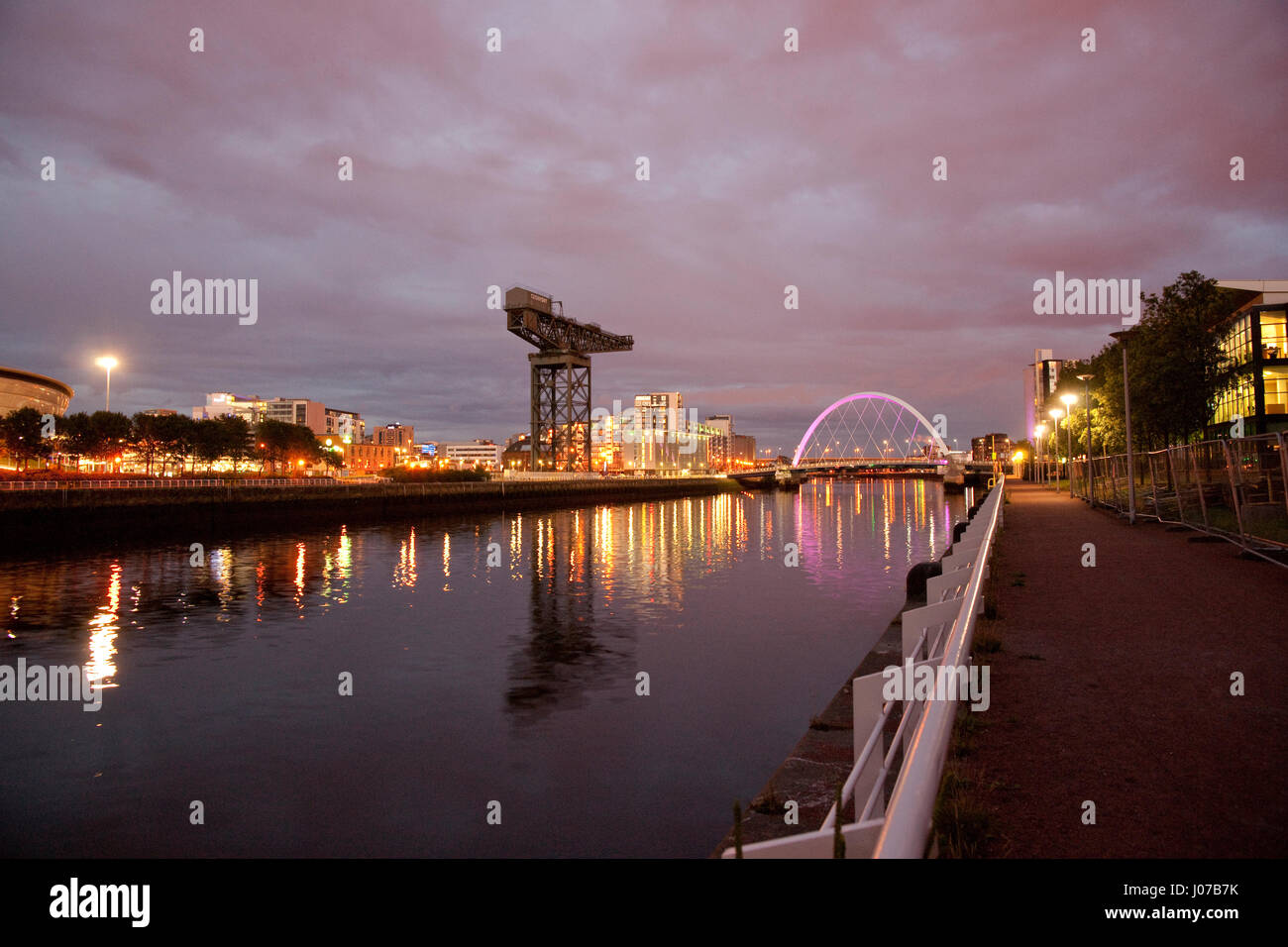 Finnieston Crane, alias Clyde Fiduciaire Navigation Crane numéro 7, Glasgow, Ecosse Banque D'Images