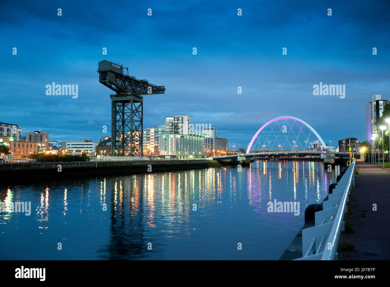 Finnieston Crane, alias Clyde Fiduciaire Navigation Crane numéro 7, Glasgow, Ecosse Banque D'Images