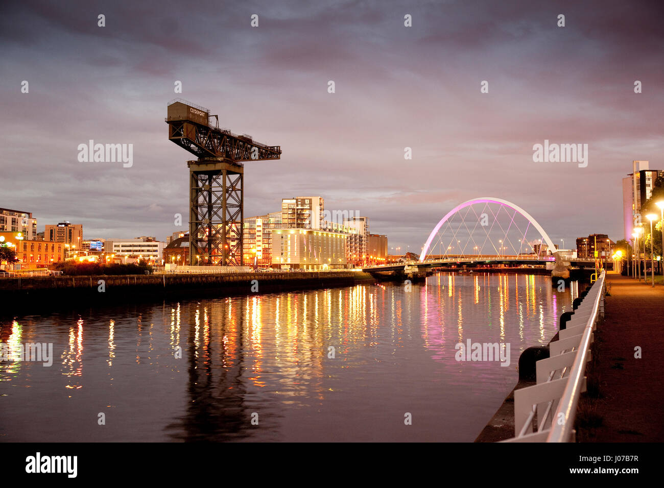 Finnieston Crane, alias Clyde Fiduciaire Navigation Crane numéro 7, Glasgow, Ecosse Banque D'Images