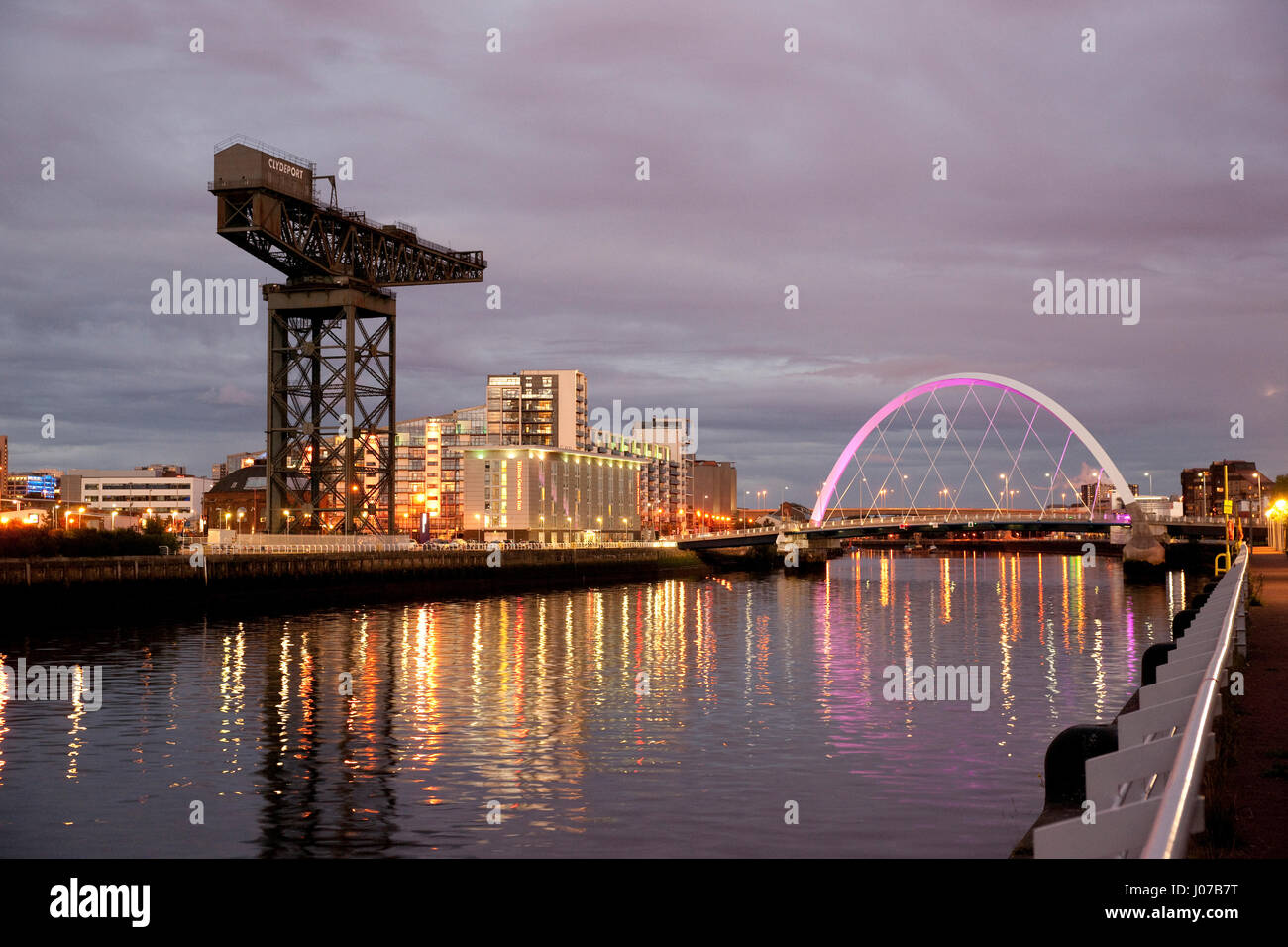 Finnieston Crane, alias Clyde Fiduciaire Navigation Crane numéro 7, Glasgow, Ecosse Banque D'Images