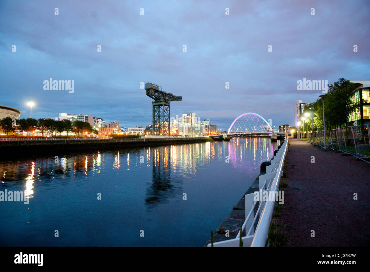 Finnieston Crane, alias Clyde Fiduciaire Navigation Crane numéro 7, Glasgow, Ecosse Banque D'Images