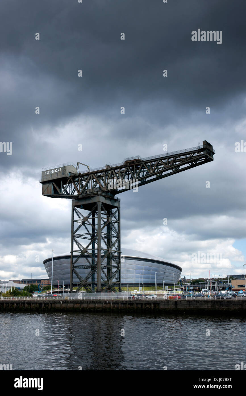 Finnieston Crane, alias Clyde Fiduciaire Navigation Crane numéro 7, Glasgow, Ecosse Banque D'Images