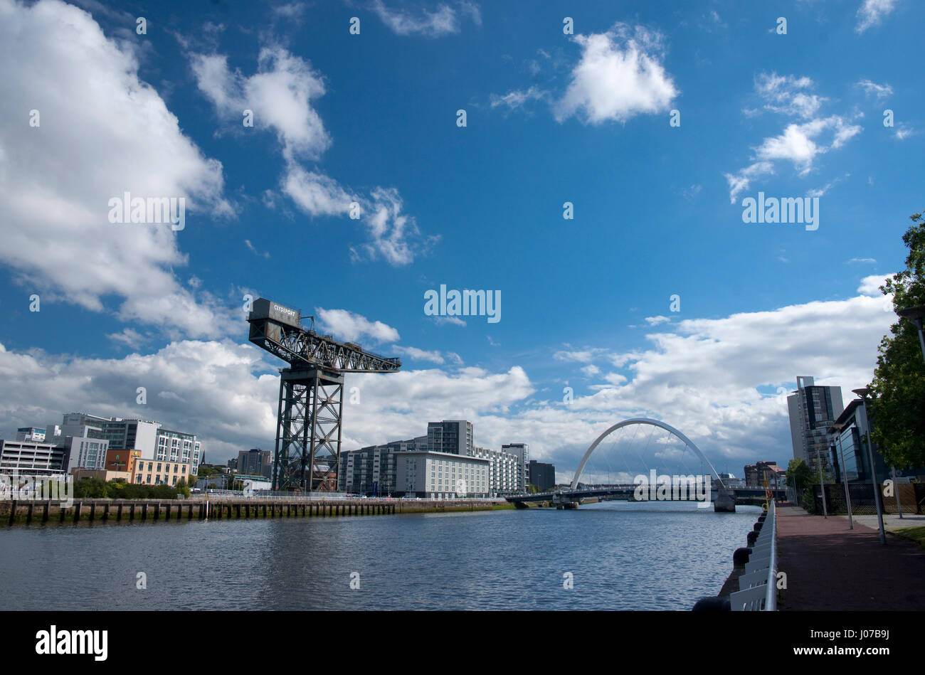 Finnieston Crane, alias Clyde Fiduciaire Navigation Crane numéro 7, Glasgow, Ecosse Banque D'Images