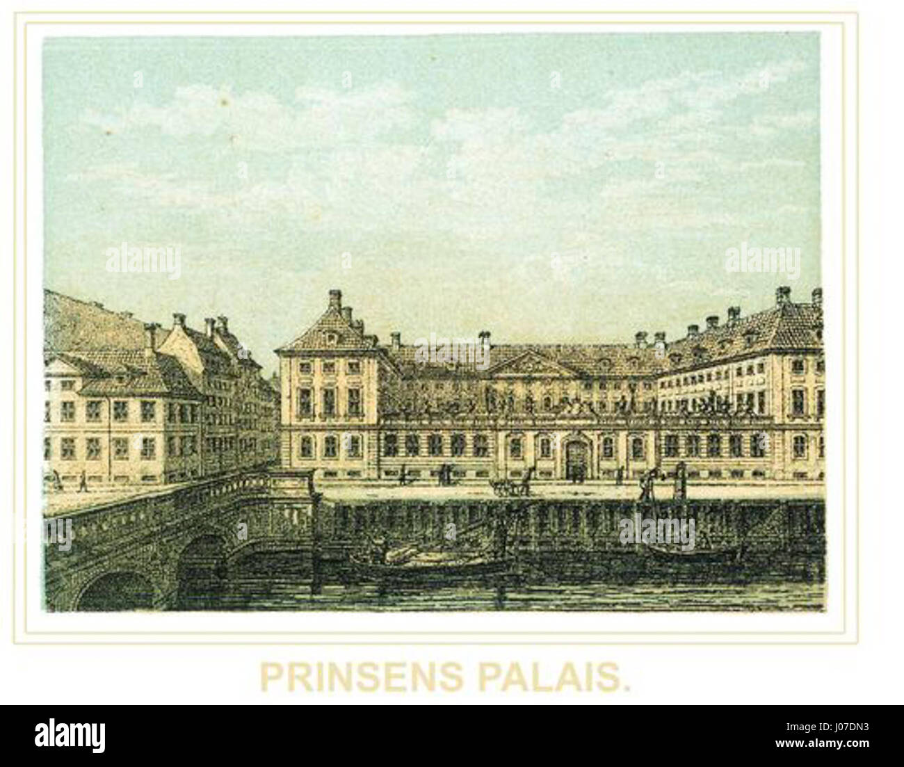 Prinsens Palæ est un bâtiment historique de Copenhague, au Danemark, construit vers 1800. Il est connu pour son architecture néoclassique et son importance historique dans l'histoire royale danoise. Banque D'Images