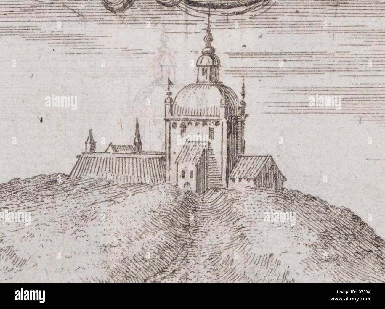 'Kaplica SW. Anny w Pinczowie 1657' fait référence à la chapelle de la famille Anne à Piu0144czu00f3w, Pologne, construite en 1657, présentant une architecture baroque. Banque D'Images