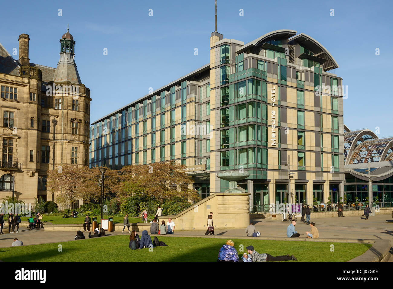 Le Mercure Hotel du centre-ville de Sheffield, UK Banque D'Images