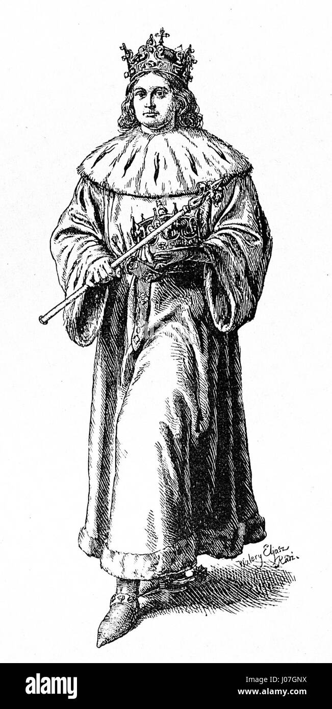 Ce portrait de Walery Eljasz-Radzikowski de Wacław illustre la présence digne du noble polonais en tenue traditionnelle. Le souci du détail de l’artiste dans la représentation des vêtements et des traits du visage reflète l’arrière-plan aristocratique du sujet. Banque D'Images