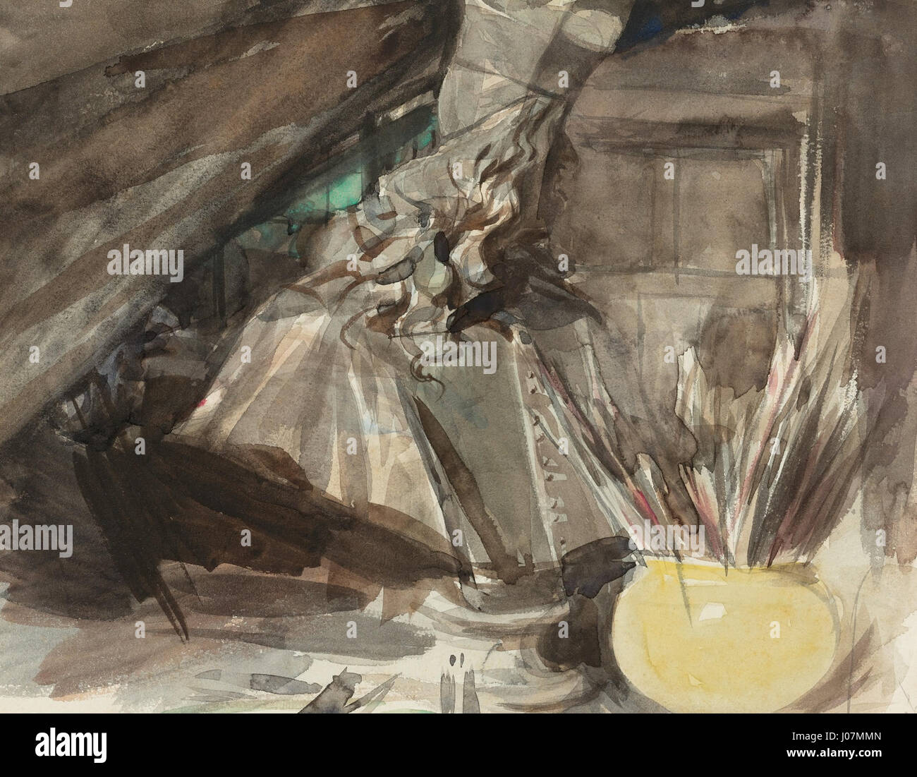 Ce buste de Giovanni Boldini, créé entre 1842 et 1931, représente le cardinal Léopoldo de Médicis. Connu pour ses portraits, le travail sculptural de Boldini démontre son élégance caractéristique et sa capacité à capturer les traits dignes de son sujet avec raffinement et précision. Banque D'Images